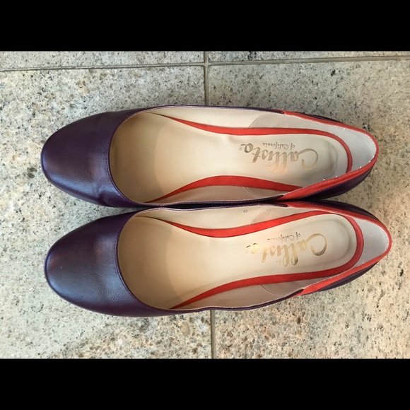 SOLD ♓️🅿️Callisto Purple Fordye Ballet Flats size 8.5 - Picture 8 of 16